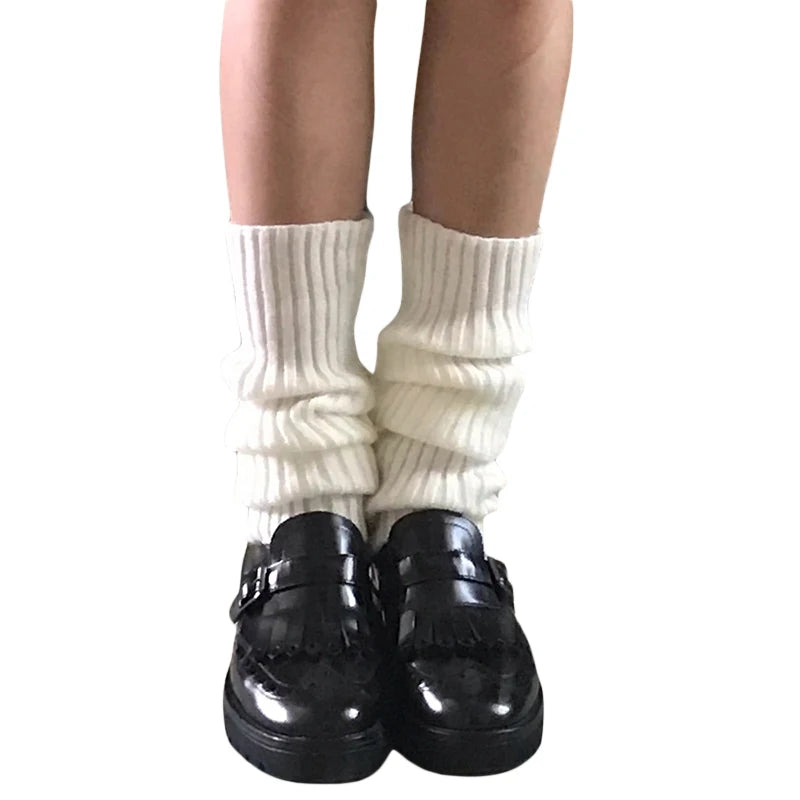 Cable Knit Leg Warmers Soft and Cozy Leg Cover with Ribbed Cuffs