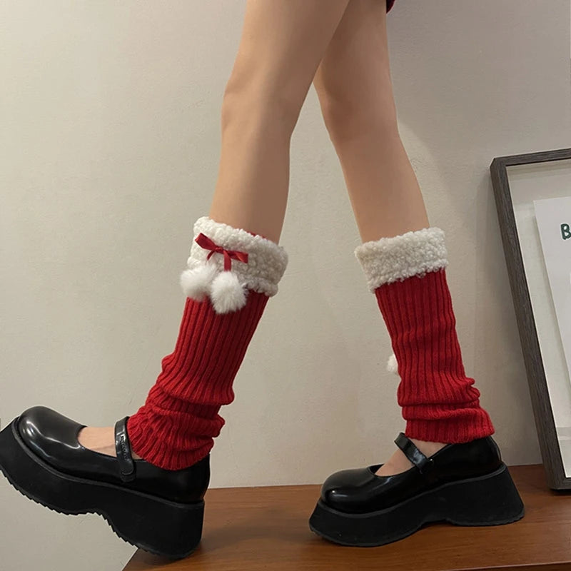 Cable Knit Over the Knee Socks Winter Warm Thigh High Stockings