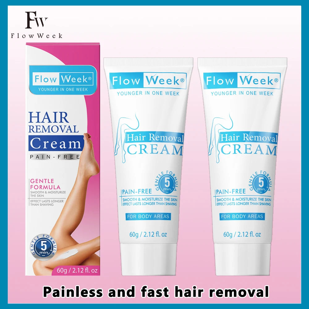 Painless Hair Removal Underarm Private Facial Body Leg Hair Remover Cream