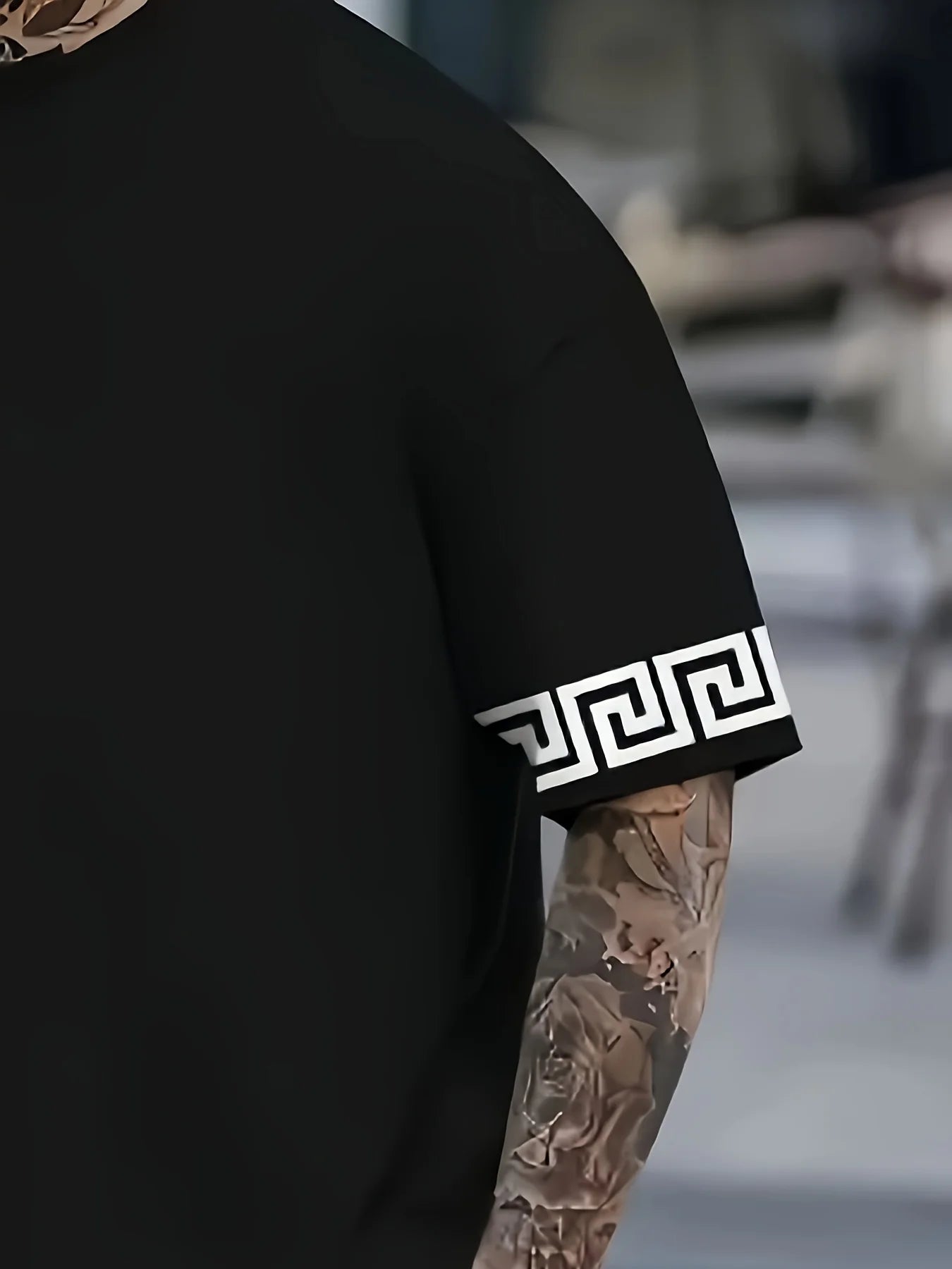 Summer  men's suit 3D printed men's short sleeves and shorts set Summer casual daily men's T-shirt Outdoor casual fashion