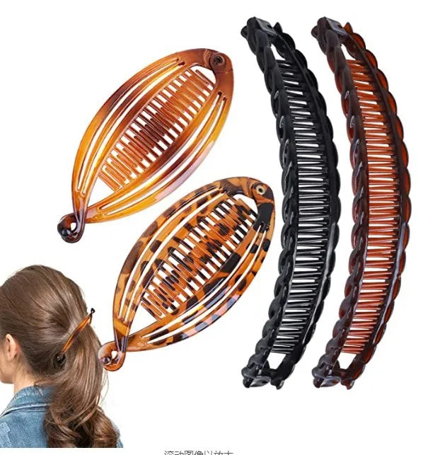 Beads Hair Combs Shiny Rhinestone Beaded Hair Claws Magic Tuck Comb Updo Accessories Elastic Headwear Bun Ponytail Holder