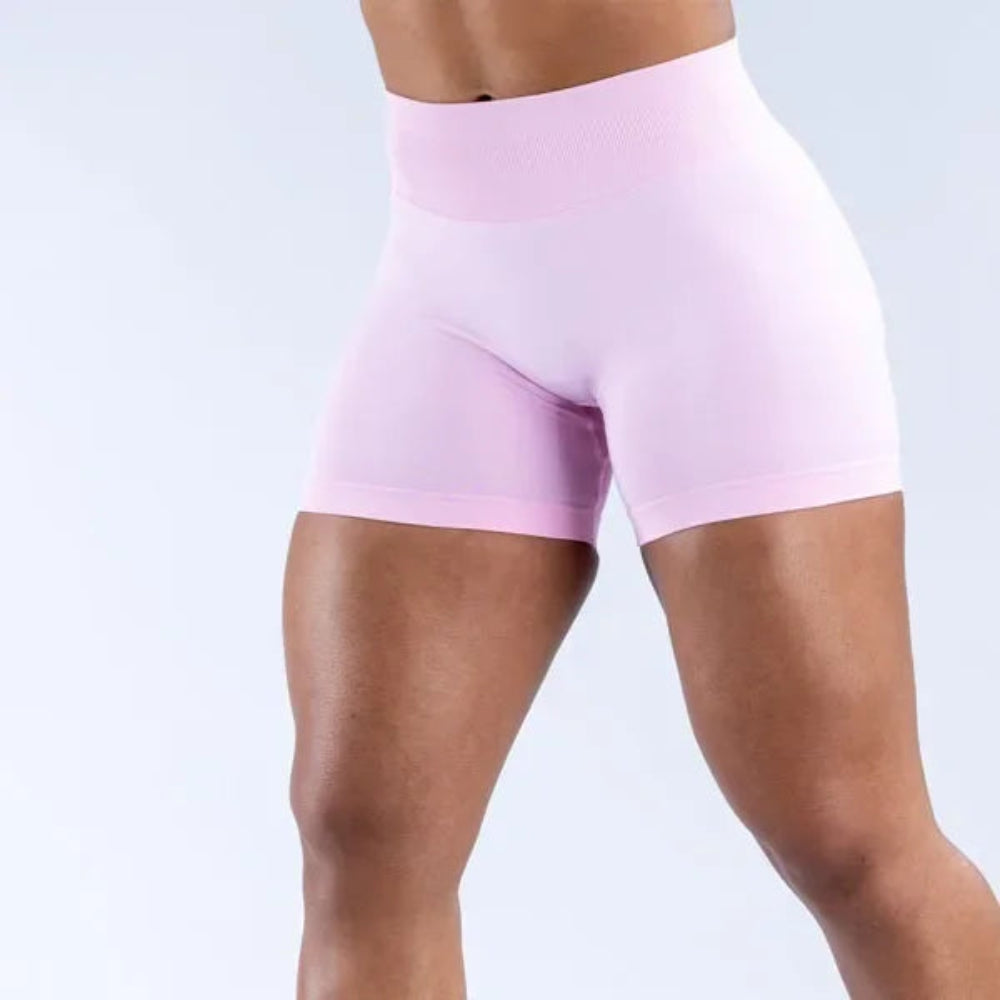 Seamless Yoga Shorts Elastic Breathable  Fitness Shorts Exercise  Stretch Fitness