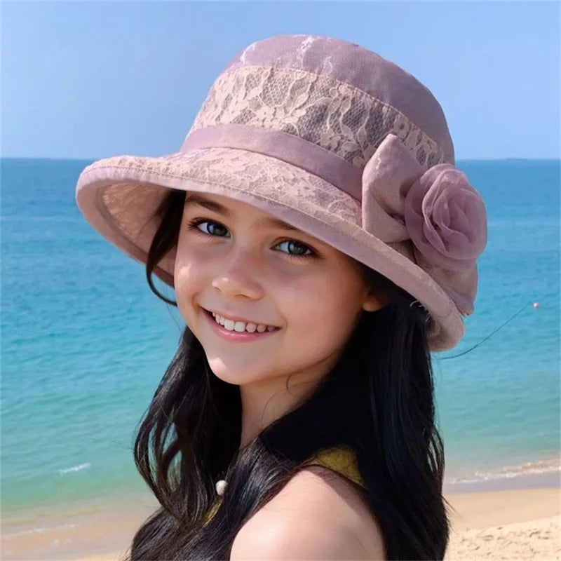 Stylish Women s Vintage Cloche Hat with Beautiful Floral Detail and Wide Brim for Summer Church Events and Outings