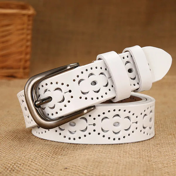 Women Belts Needle buckle belt 5 colors Cutout fashion Belts For Women