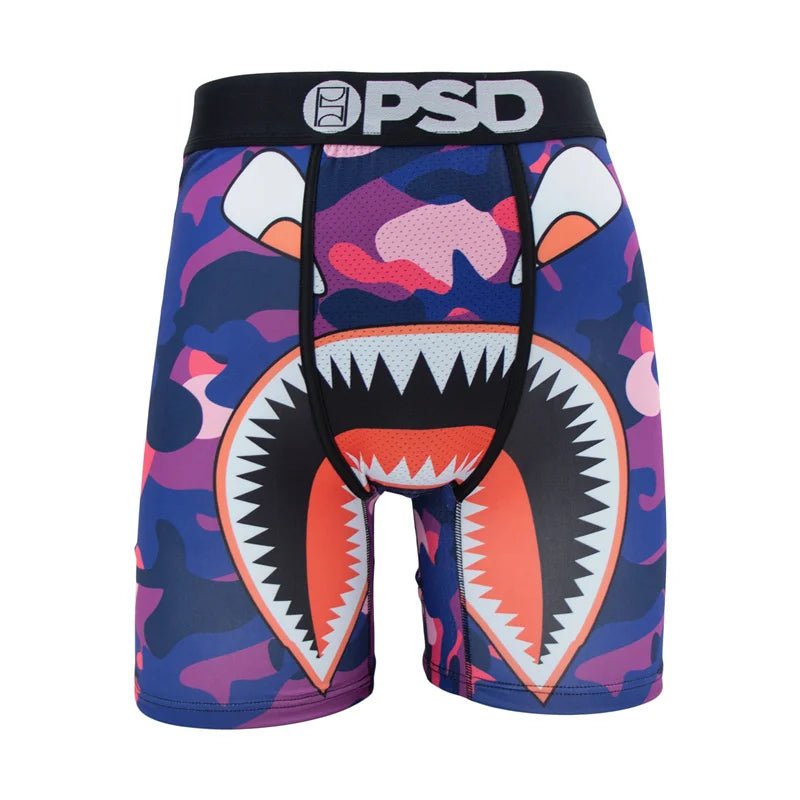Sexy Men Underwear Boxers Breathable Mens Boxershorts Men's Panties Underpants Plus Size Fashion Print Man Boxers Briefs Trunks