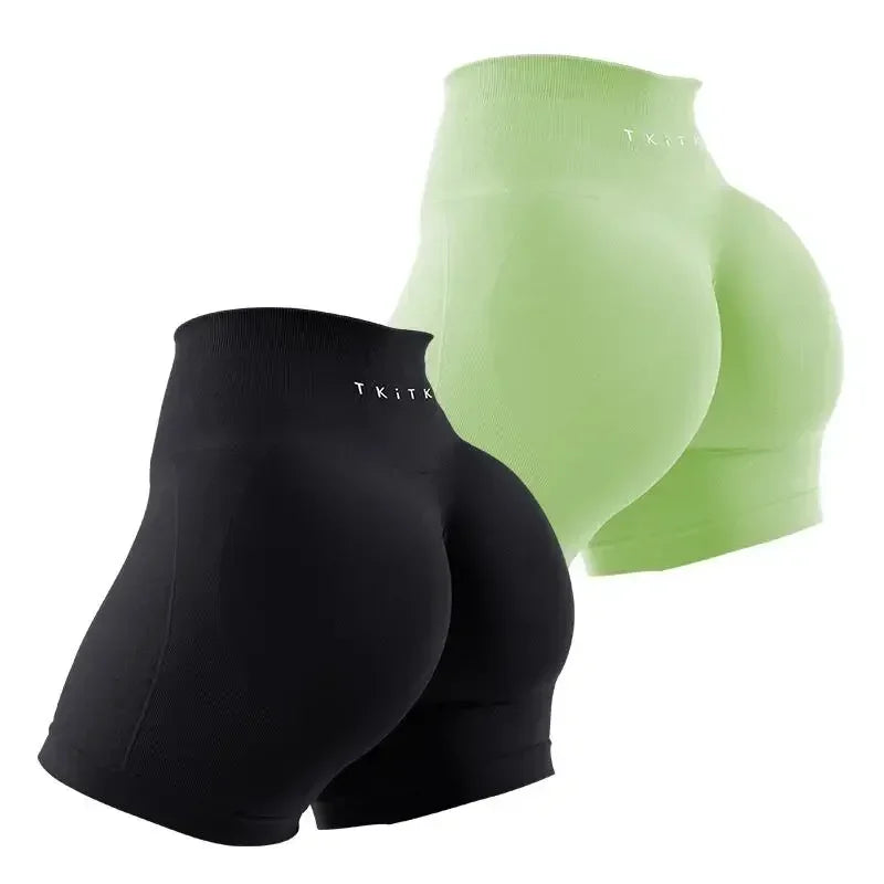 Contour Shorts Soft Workout Tights Fitness  Yoga Shorts Gym Wear Biker Shorts