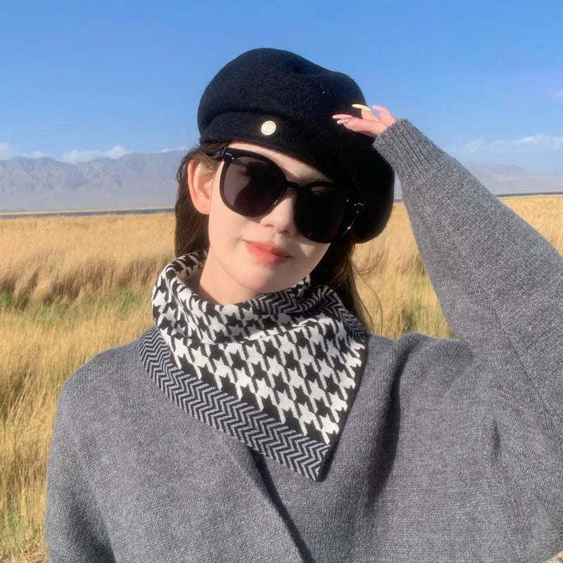 Wait scarf, keep warm, wild triangle bib, windproof and anti -cooling