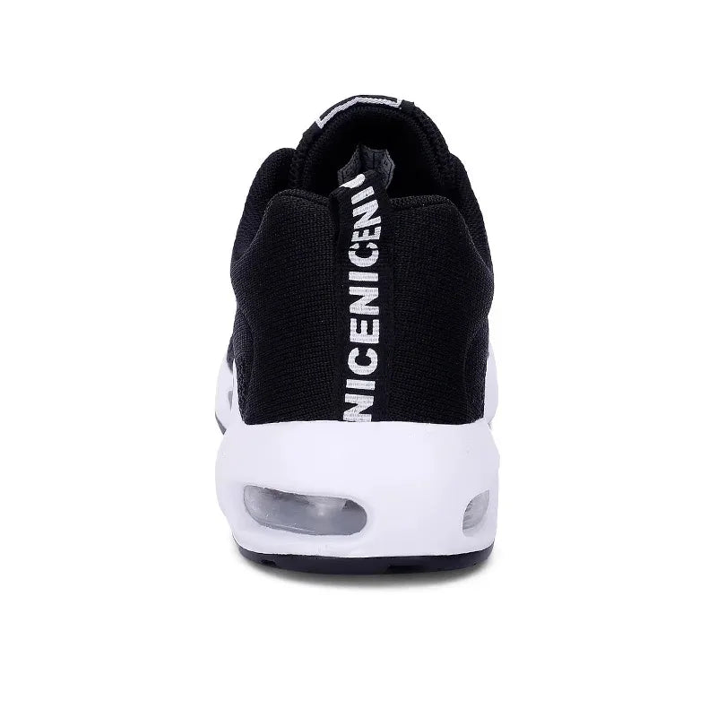 Sneakers Outdoor Running Air Cushion Sport Shoes Increase Height Breathable Walk Shoes