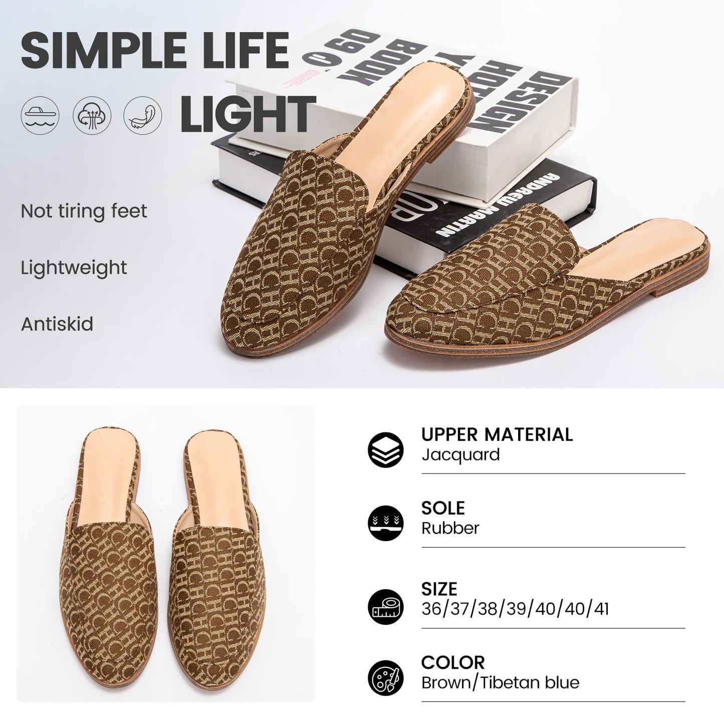 Women Summer Cool and Anti slip Slippers with Letter Printing Design, Casual Slippers, Sandals, Exquisite Craftsmanship