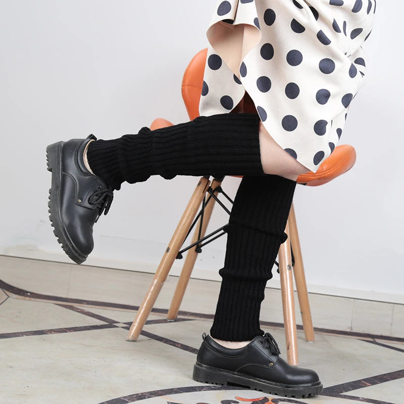 Cable Knit Leg Warmers Soft and Cozy Leg Cover with Ribbed Cuffs