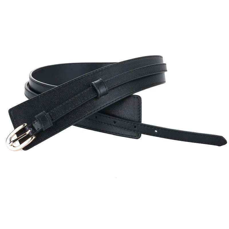 Wide Belt Style Genuine Leather Belt