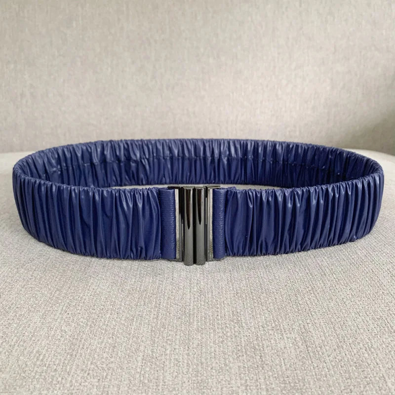 Elastic Waist Belt Cinch Stretch Waistband Buckle