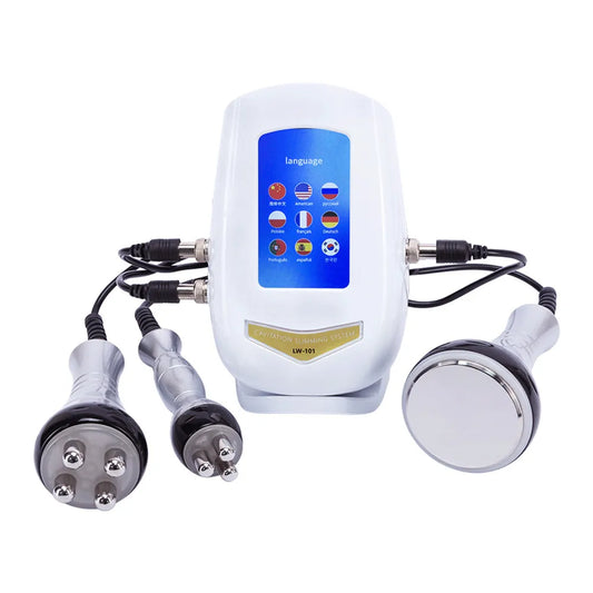 RF 40K Ultrasonic Beauty Machine – Ultra-Thin, Gold