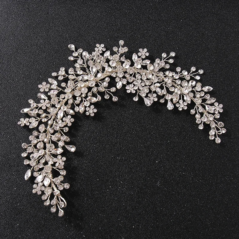 Crystal Rhinestone Headbands Hairbands For Women Hair Accessories Jewelry Band