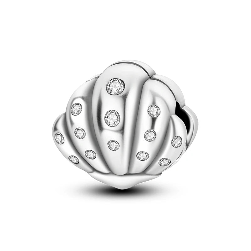 925 Sterling Silver Sea Turtle Shells Ocean Series Charms