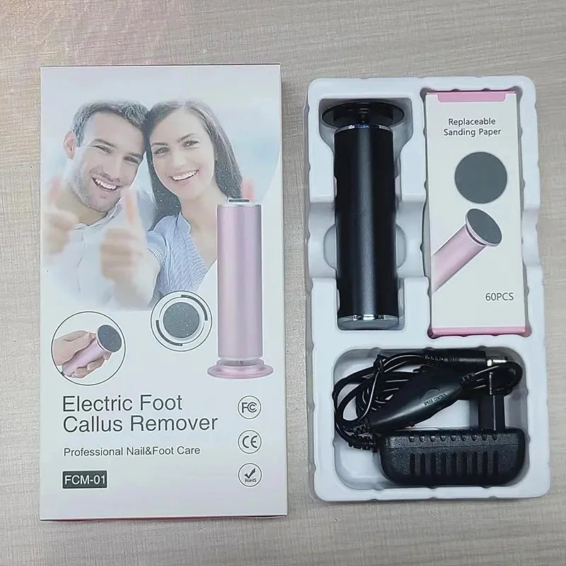 Electronic foot file pedicure sander for removing dead skin, electric callus remover