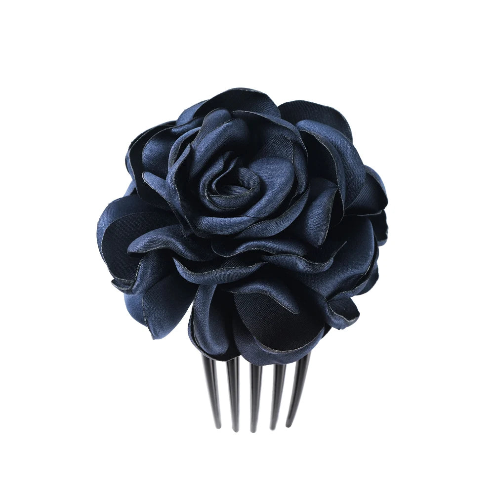 Flower Hair Comb Hairpin Bouquet Headdress Hair Combs Hair Accessories for Women Girls Floral Hairpins