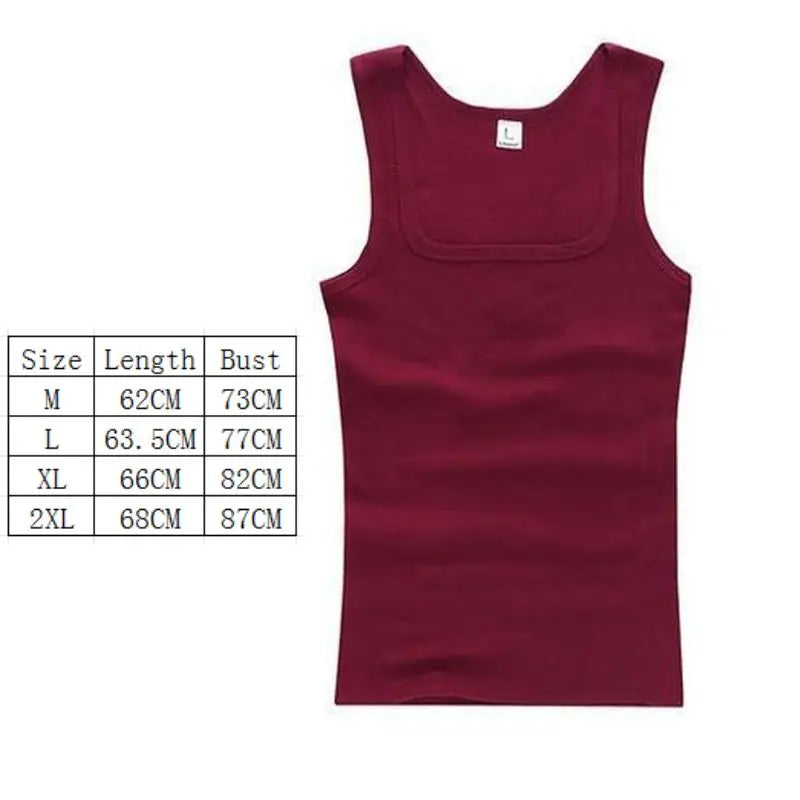 100% Cotton Oversized T-shirt Sleeveless Tank Top Solid Color Fitness Muscle Vests Bodybuilding T Shirt