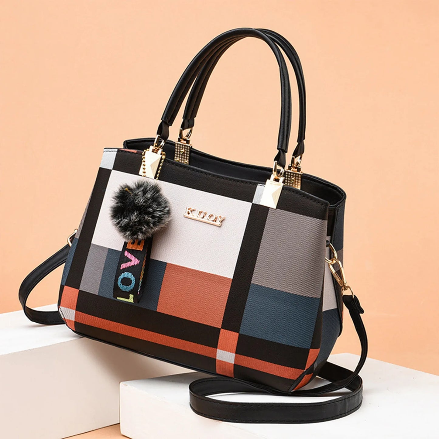 Elegant Designer Handbags Women Bags Messenger Pu Leather Crossbody Bags Shoulder Bag Top-Hand Tote Bag