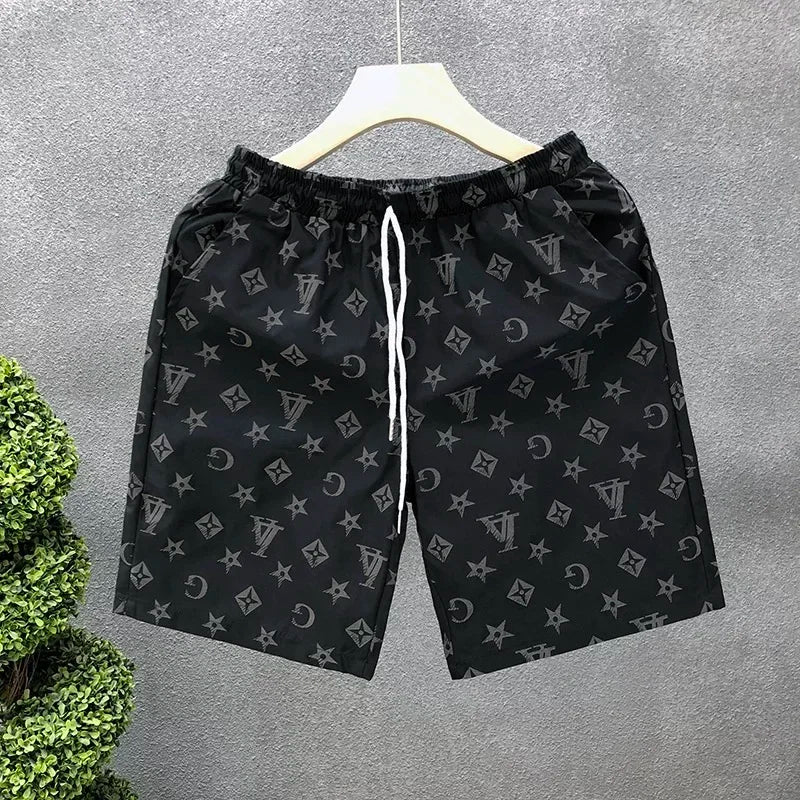 Summer  men's fast-drying motorcycle shorts high-end comfortable water sports breathable shopping casual men's beach shorts