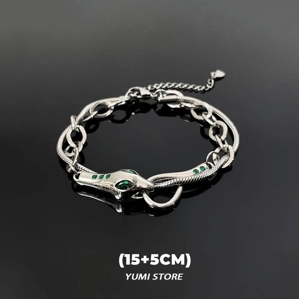 Retro Flame Cross Bracelet For Men Woman Hip Hop Titanium Steel Splice Chain Charm Unisex Jewelry