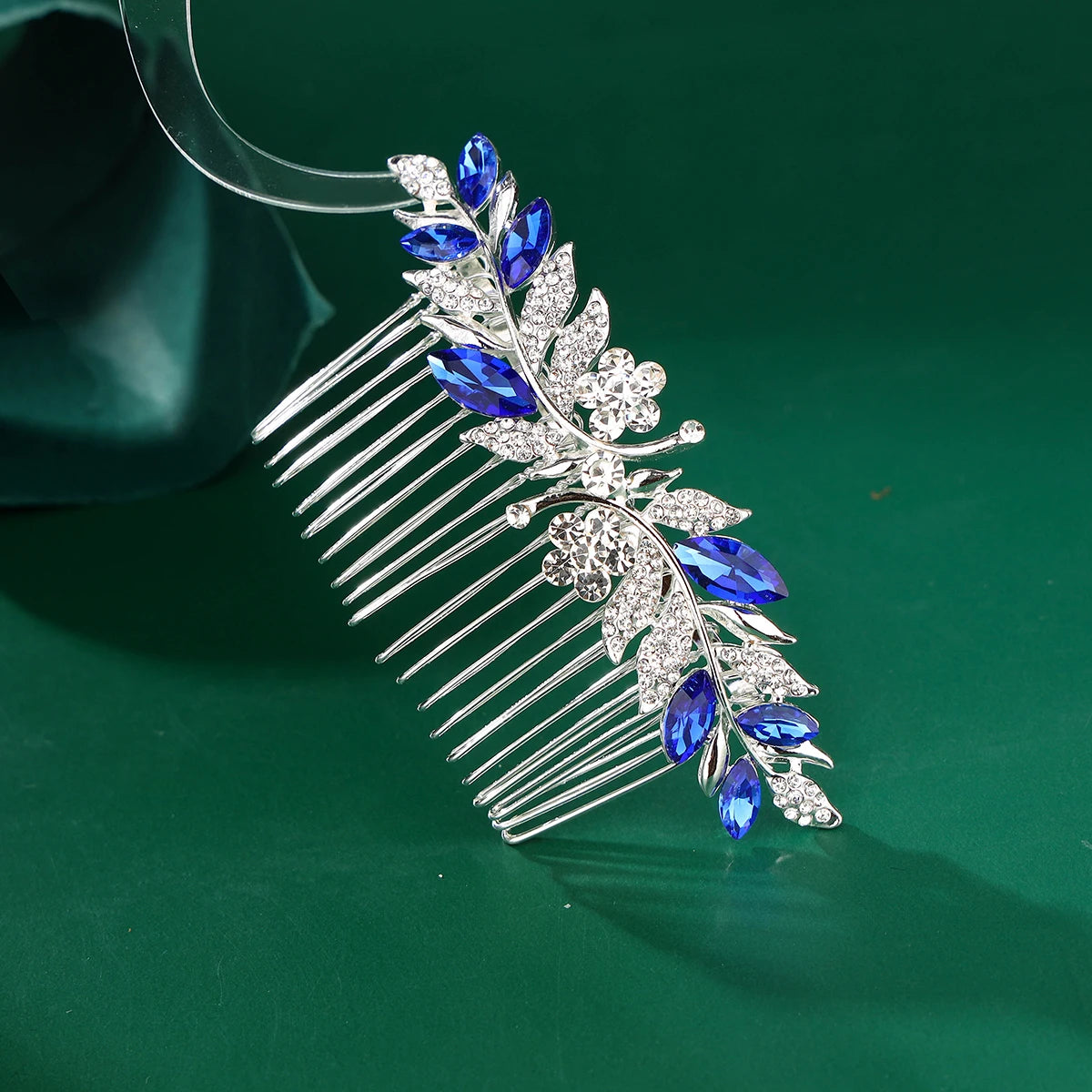 Dreamy Sapphire Blue  Headwear Hair Comb hair accessories
