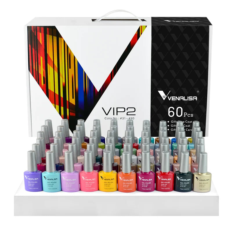 Nail Gel Polish with Color Display For New Learner Nail  Gel Varnish Branded Suitcase