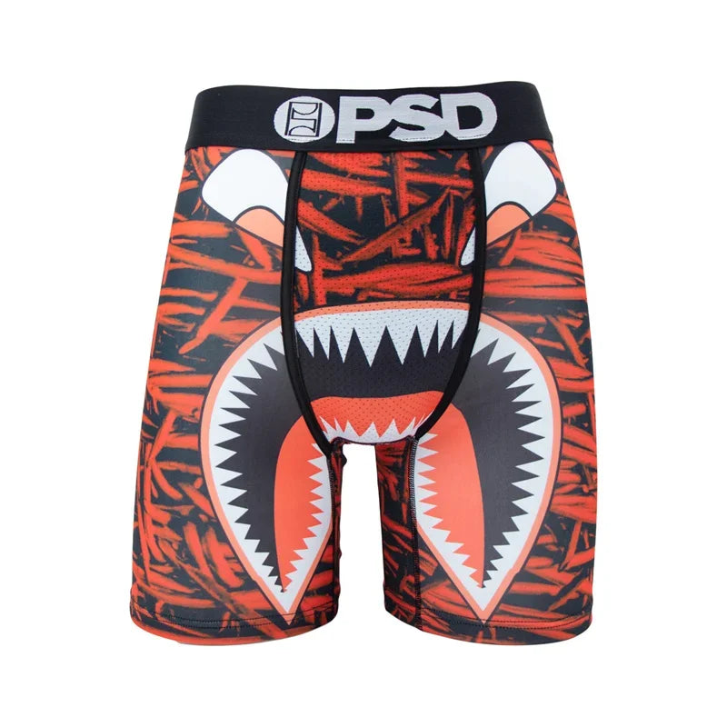 1Pcs Sexy Men Underwear Boxershorts Fashion Printed Man Underpants Panties Breathable Men Innerwear Cuecas Mens Boxer Underwear