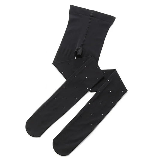 Rhinestone Tights Pantyhose Professional Training Pants Gymnastics