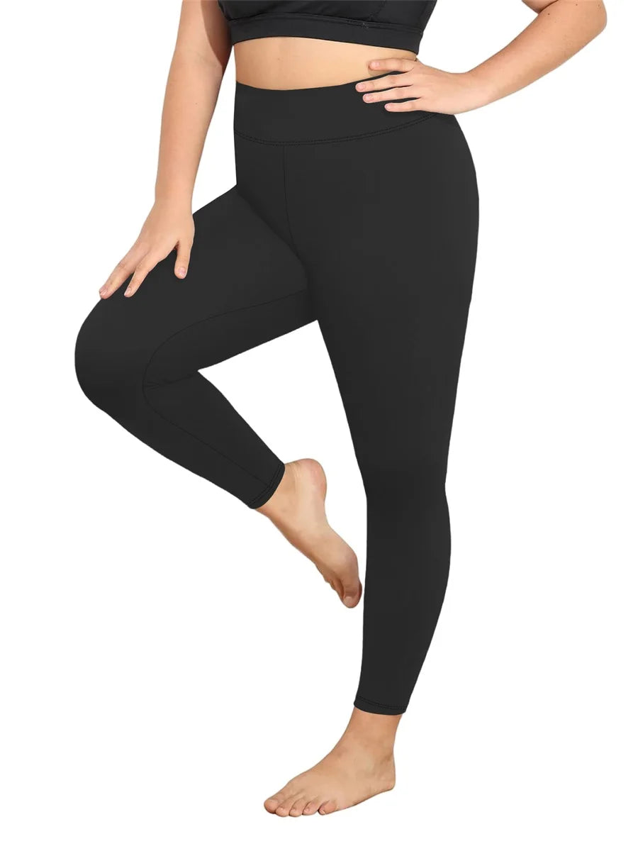 High Waist Yoga Leggings Stretch Workout Pants for Running Gym Fitness Activewear