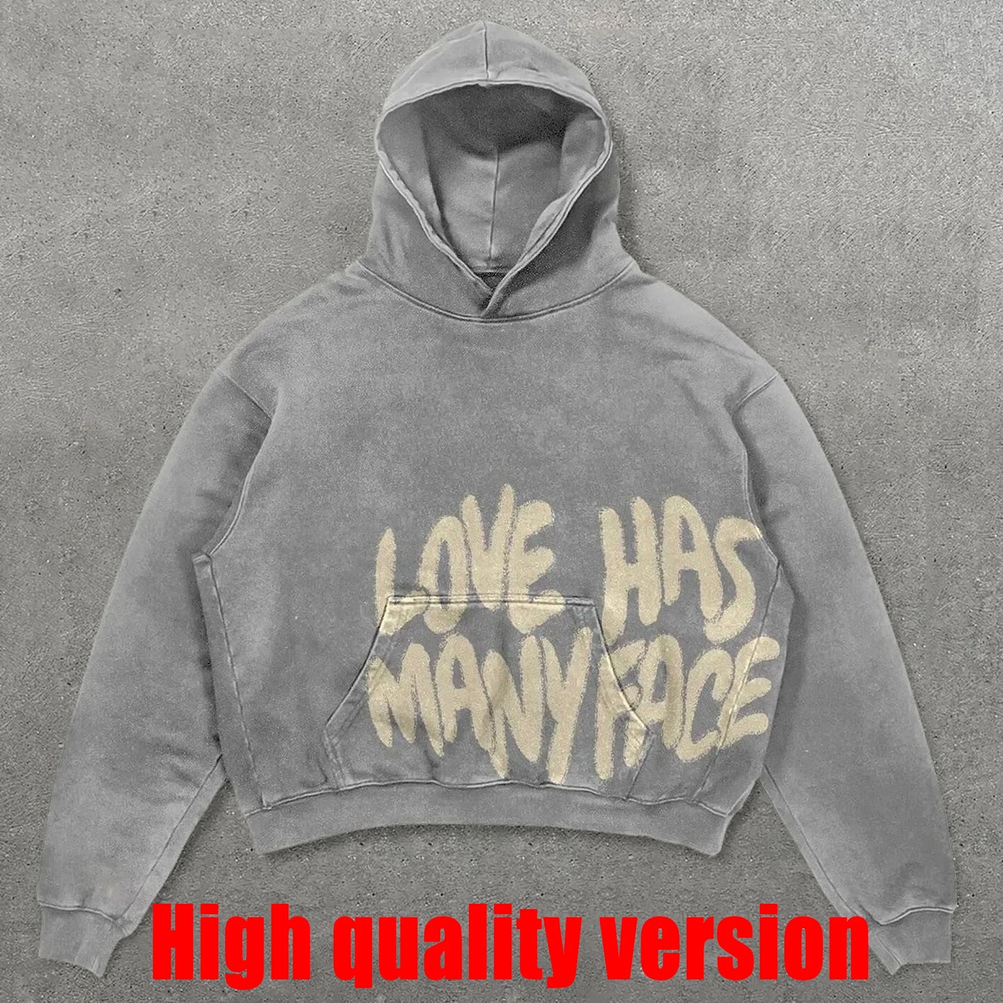 Skull Hoodies Fashion Print Top Oversized Pull-over Hoodie  American Streetwear Goth Women