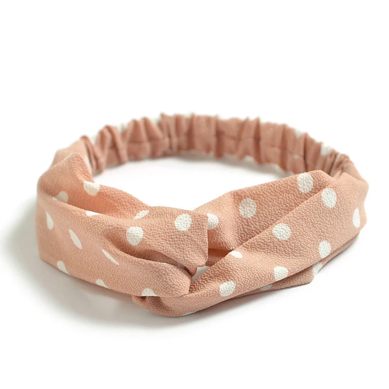 Fashion Women Summer Bohemian Hair Bands Print Headbands Vintage Cross Turban Bandage Bandanas Hair Bands Hair Accessories