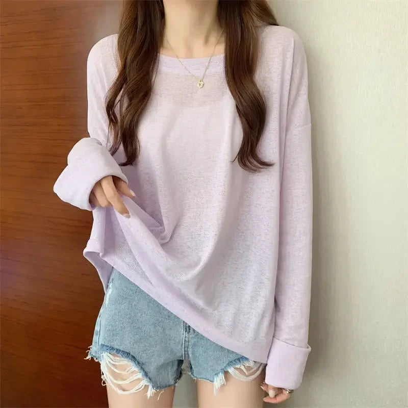 Mesh Sunscreen Long Sleeved  Cover