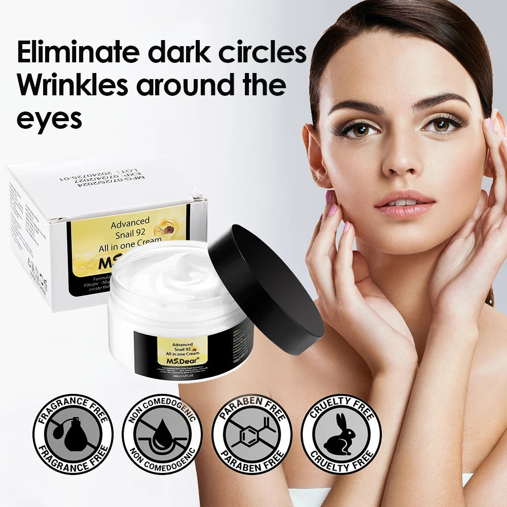 Collagen Snail Mucin 92% Repair Face Cream Face Lifting Anti-aging Fade Fine Lines