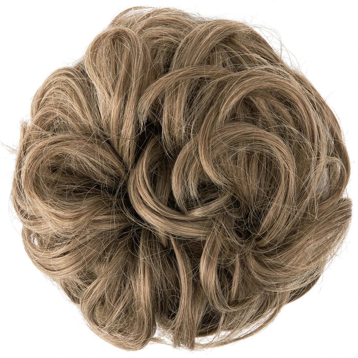 Synthetic Messy hair piece Daily Use Chignon Scrunchies Fake Elastic Hairpiece Blonde Brown Donut Bun For Women