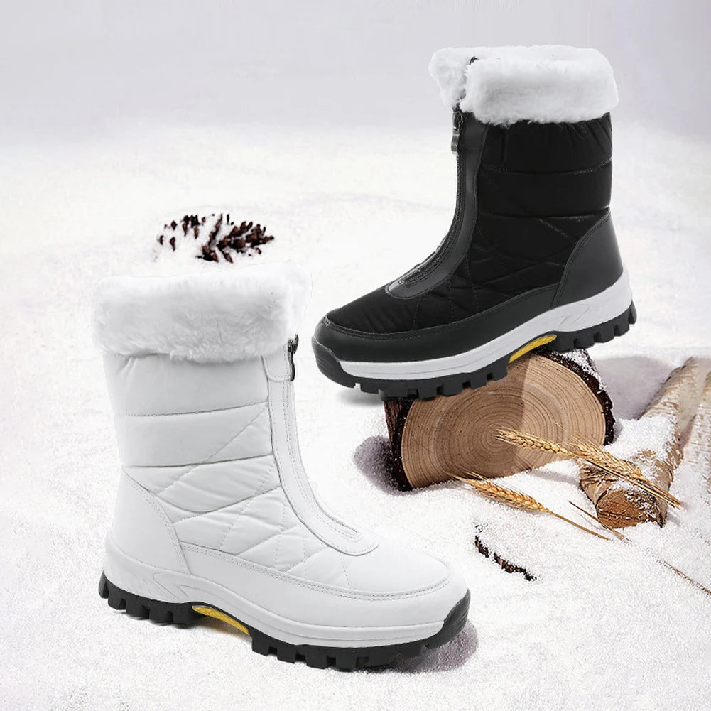 Boots Snow Fashion Shoes  Fur Keep Warm Boots  Soft Plush