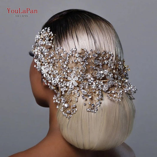 Headband Rhinestone  Diadem Pageant Wedding Hair Accessories Woman Headpiece for Party