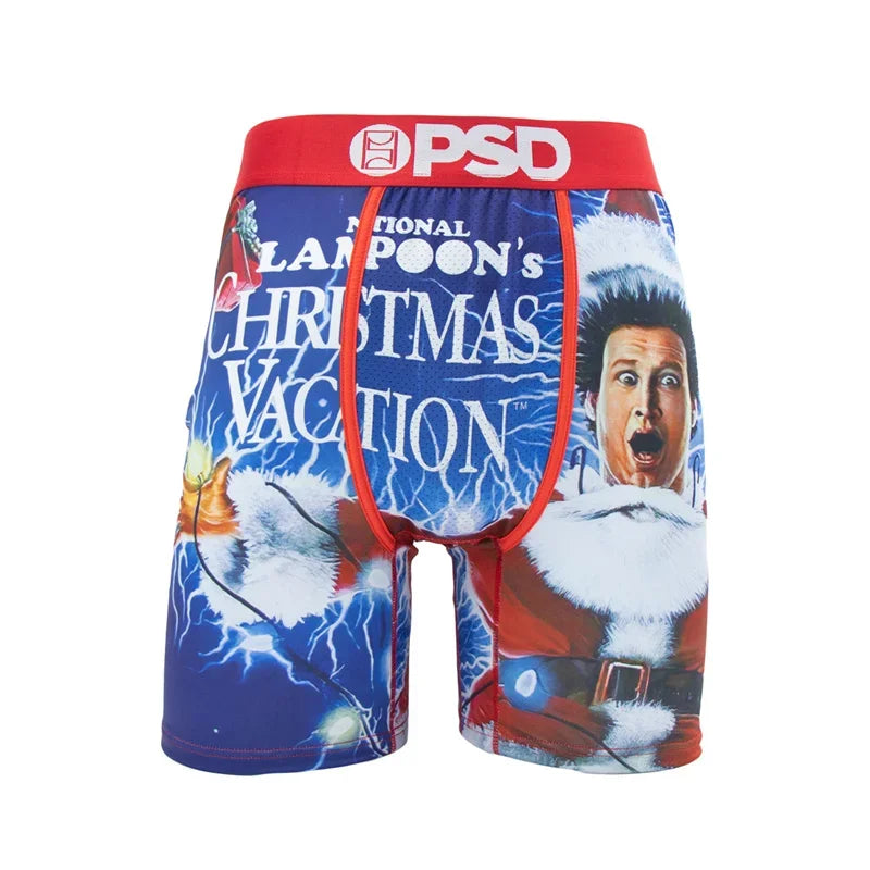 1Pcs Sexy Men Underwear Boxershorts Fashion Printed Man Underpants Panties Breathable Men Innerwear Cuecas Mens Boxer Underwear
