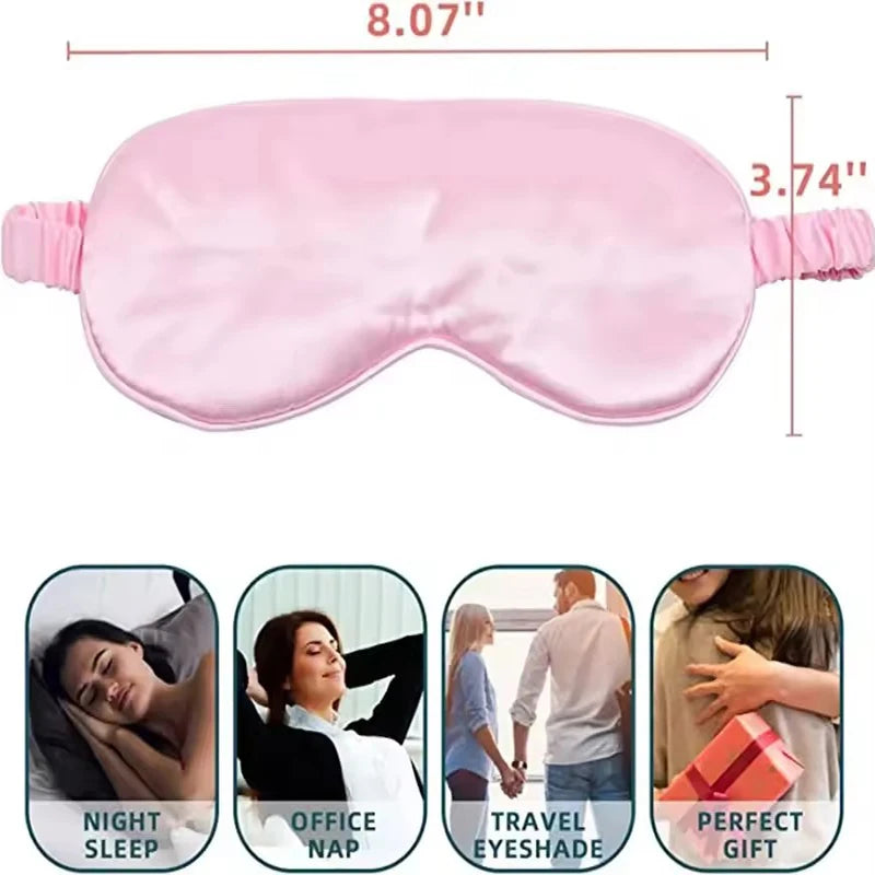 Mulberry silk blackout sleep mask eye mask travel relaxation mask eye mask healthy sleep shield soft eye protection tool