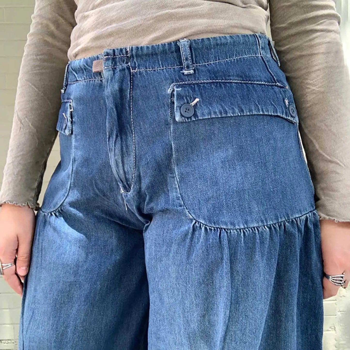 Low Waist Wide Legs Jeans Woman Streetwear American Vintage Denim Pants Female Casual Washed Straight