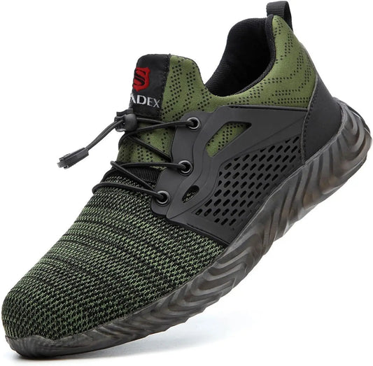 Steel Toe Sneakers  Indestructible Work Shoes Lightweight Comfortable Safety Boots