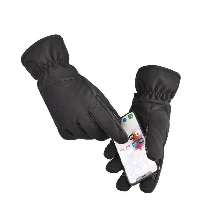 Camouflage Fleece Thickened Ski Gloves Warm Non-slip Windproof And Waterproof Touch Screen Hiking Glove
