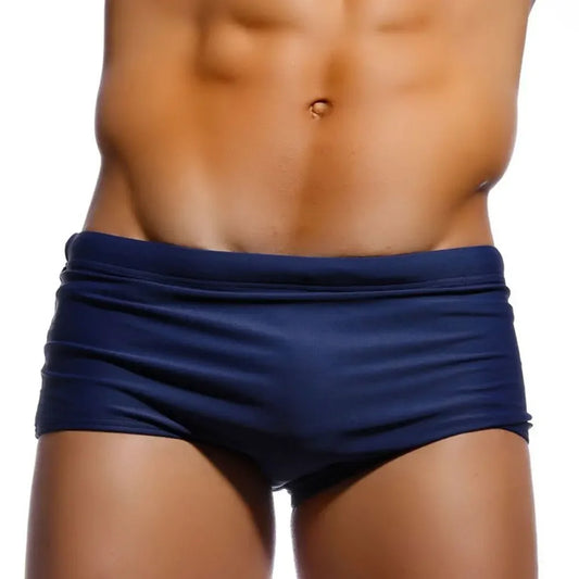 Sexy Swimming Trunks Mens Swim Boxer Briefs Swimwear Young Man Swimsuit Beach Wear Surfing Bathing Suit Shorts