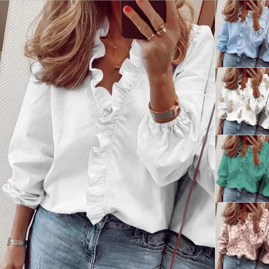 Casual Loose Vintage Blouses