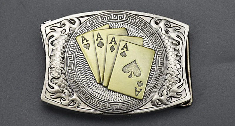 Metal West Cowboy Belt Buckle With Knife  Jeans Accessories Fit 3.8CM-4CM