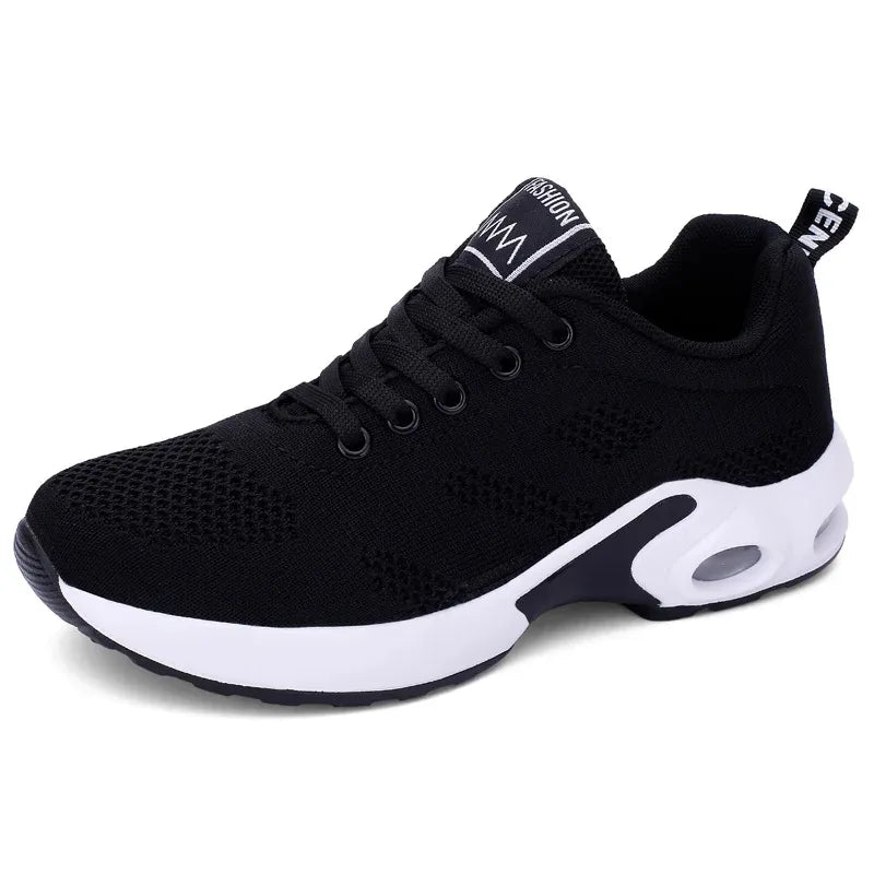 Sneakers Outdoor Running Air Cushion Sport Shoes Increase Height Breathable Walk Shoes