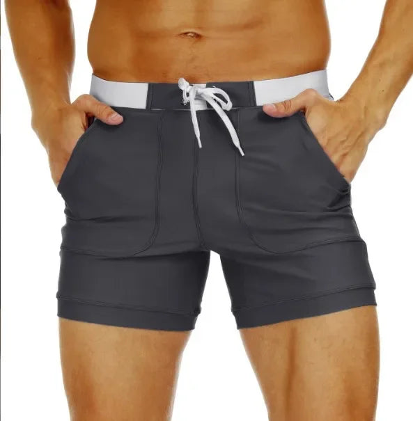 Swimming Trunks for Men Hot Swimsuit Men Swimwear Briefs Beach Wear Shorts