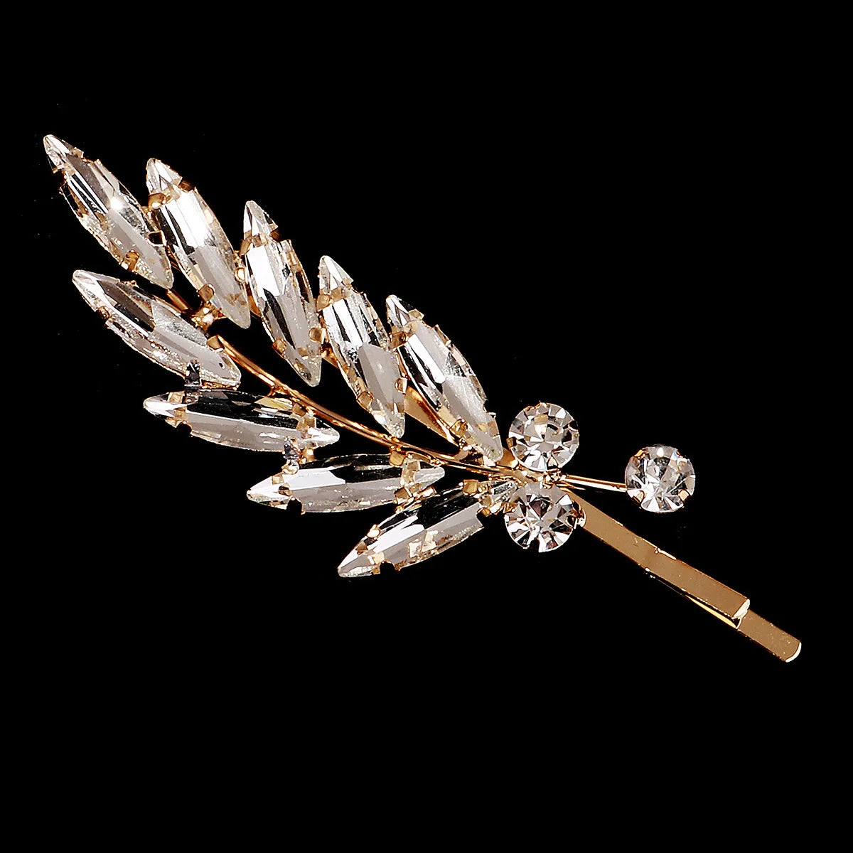 Fashion Barrettes Clear Crystal Women Hair Ornaments Hair Pins Women Hair Clips  Hair Jewelry Accessories