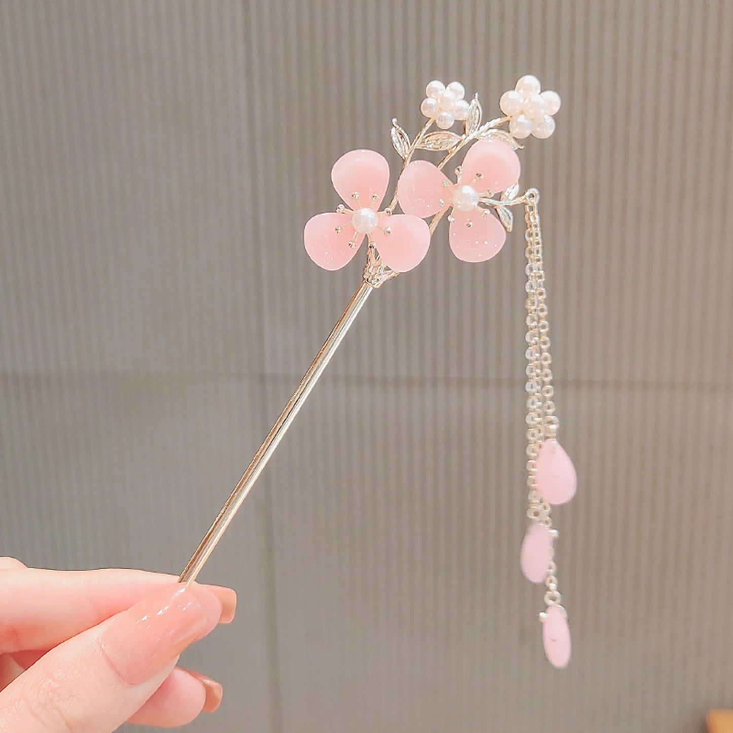Pearl Rhinestone Flower Hairpins Hair Accessories Pearl Hairpins Flower Hair Pins Hair Ornaments Hair Stick