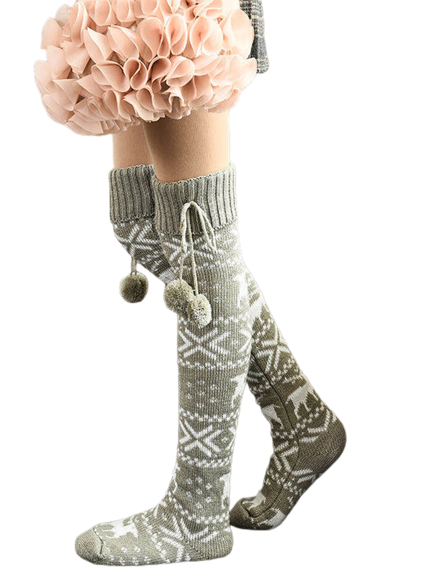 Stockings Printed Knee Stockings Thigh High Over knee Stockings